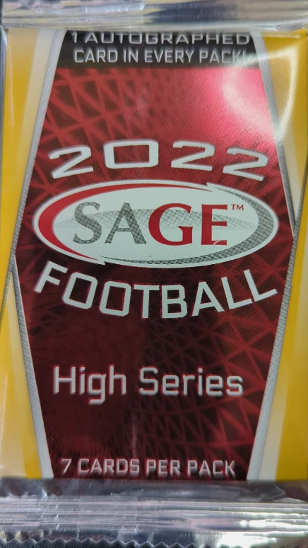2022 Sage High Series Football Hobby Pack