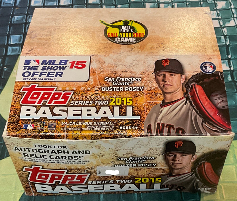 2015 Topps Series 2 Baseball Retail Box